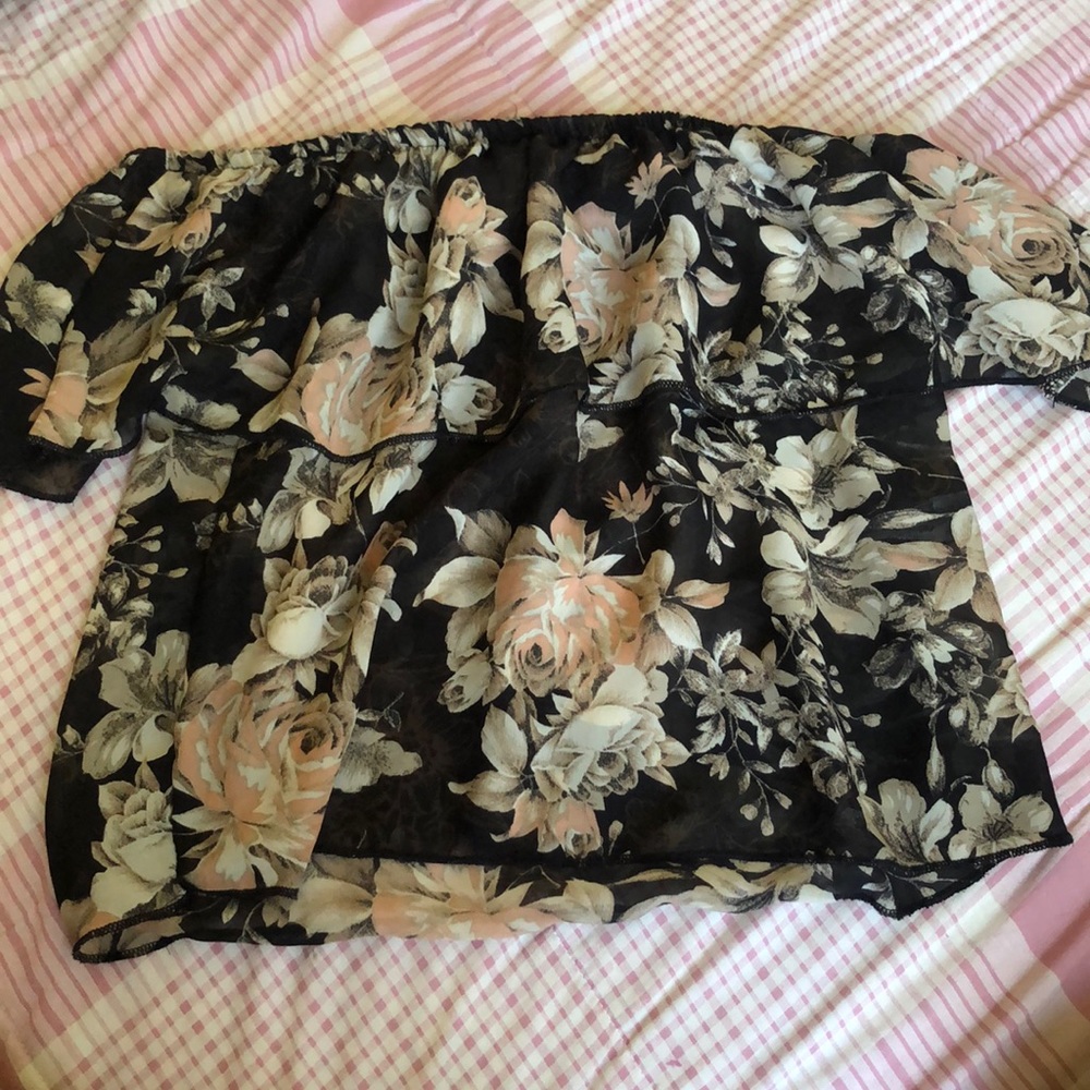 Womens off the shoulder shirt